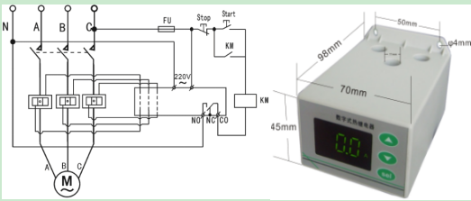 SJD811F智能数字式热继电器/电动机综合保护器